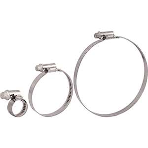 Collier de serrage avec à vis en acier inoxydable de 9 mm A2 AISI 304