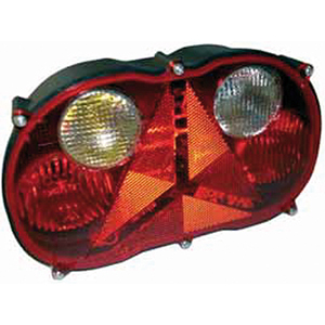 Anhänger-Rücklicht rechts und links mit 6 Funktionen und LED-Positionslicht 12/24V