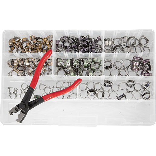 Surtido de abrazaderas de CLIC con pinza