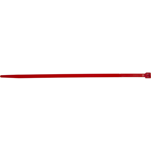 NYLON KABELBINDER ROT 4,8X200 MM NYLON KABELBINDER ROT 4,8X200 MM