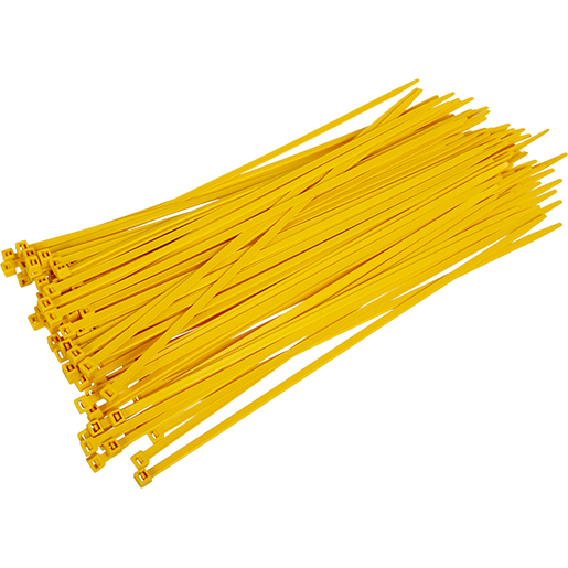 NYLON KABELBINDER GELB 3,6X200 MM Inhalt der NYLON KABELBINDER GELB 3,6X200 MM 200