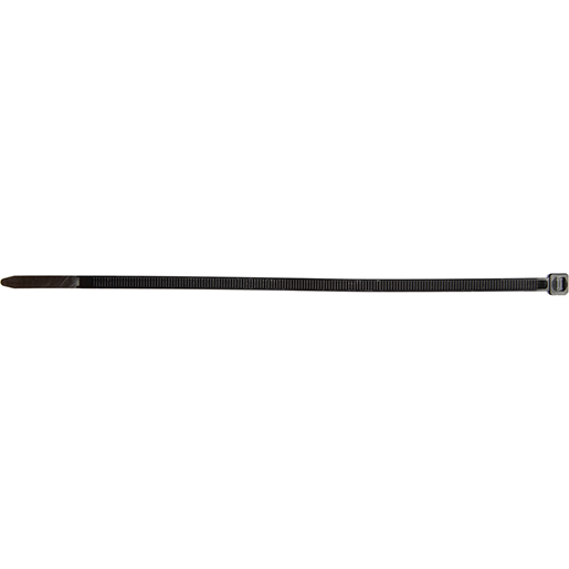 Fascetta in nylon per cablaggio nera 4,8x200 mm Fascetta in nylon per cablaggio nera 4,8x200 mm