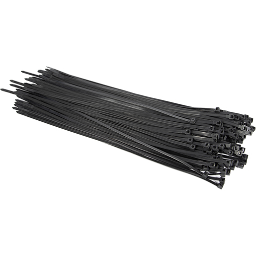 Fascetta in nylon per cablaggio nera 7,6x550 mm Contenuto di Fascetta in nylon per cablaggio nera 7,6x550 mm 200