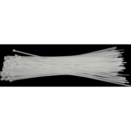 Inhalt der NYLON 6.6 KABELBINDER WEIß 4,8X450 MM 200