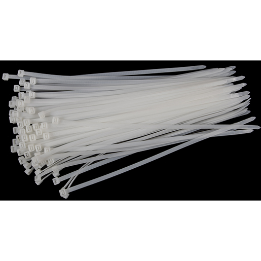 Inhalt der NYLON 6.6 KABELBINDER WEIß 7,6X380 MM 200