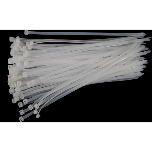 Inhalt der NYLON 6.6 KABELBINDER WEIß 9X400 MM 200