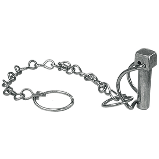 Schnappstifte mit quadratischem Kopf und Kette