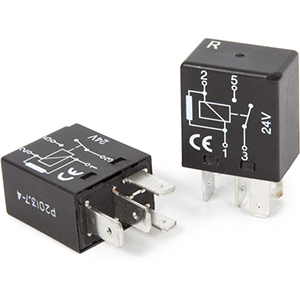 Micro relays 24 V