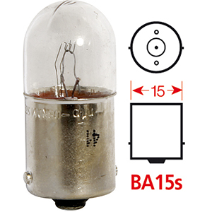 Lámpara Osram reforzada 1F 24V5W BA15S