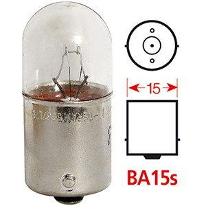 Lámpara Osram reforzada 1F 24V10W BA15S