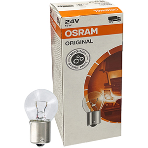 Lámpara auxiliar OSRAM BA15S 24V 15W