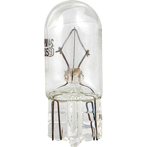 Lámpara halógena vidrio 24 V 5 W T10 transparente DATACOL