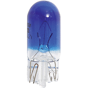 Lámpara halógena vidrio 12 V 5 W T10 azul DATACOL