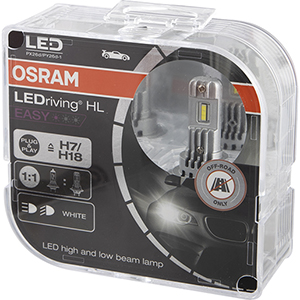 SET LAMPADE LED H7/H18 12V (2PZ)