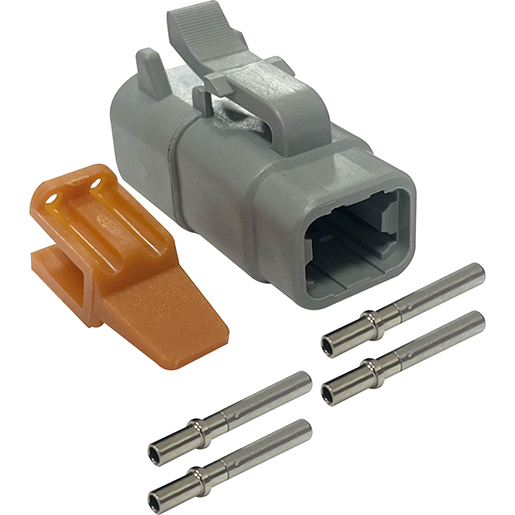 KIT CONECTOR ESTANCO MACHO 4V 7,5A