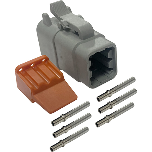 Kit conector macho estanco 6v 7,5 a