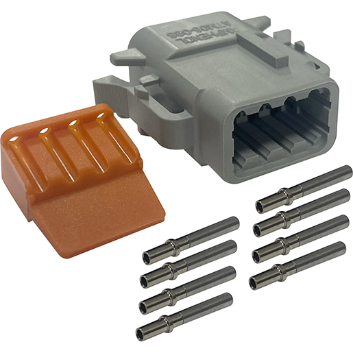 Kit conector macho estanco 8v 7,5 a