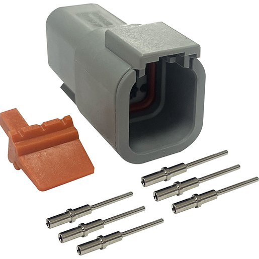 Kit conector estanco hembra de 6v 7,5 a