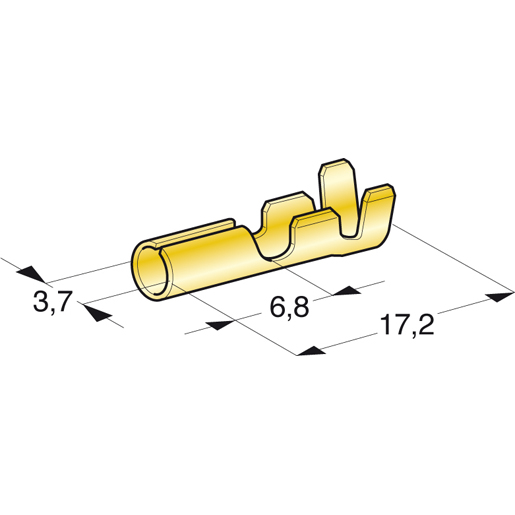 Technische Zeichnung von Dose- 1:2,5 100