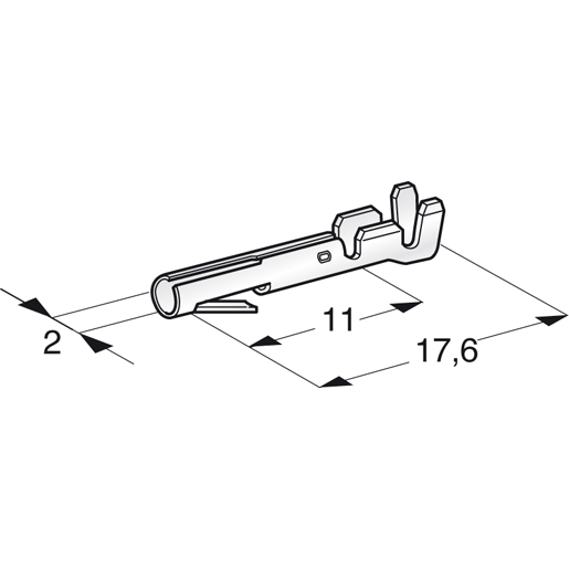 Technische Zeichnung von Dose- 0,5:1 100
