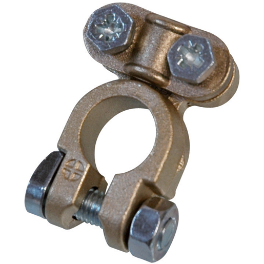 Pince de batterie pour fixation de câble à plaque centrale