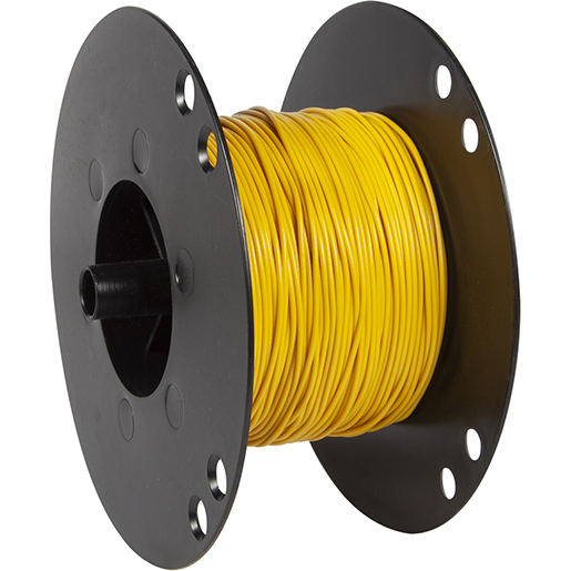 Kabel 1polig 100M gelb 1,0 Kabel 1polig 100M gelb 1,0