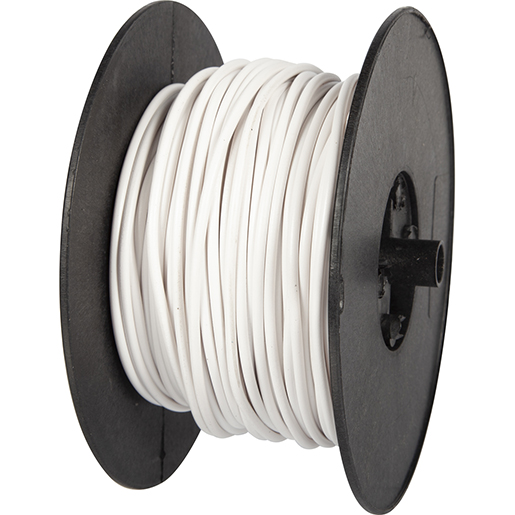 CABLE BLANC BOBINE M100 MM0,75