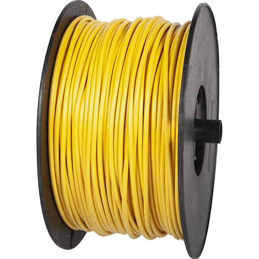 CABLE JAUNE BOBINE M100 MM1,0