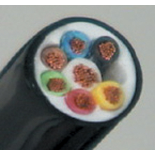 Detail von Mehrdriges isoliertes Elektrokabel auf Trommel für ADR-Systeme 300