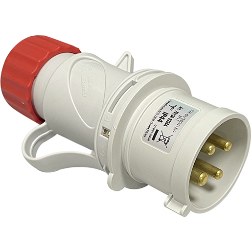 CLAVIJA 3P+T 380V.ROJO 32AMP