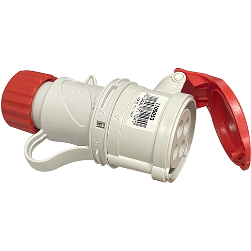 BASE AÉREA 3P+T 380V.ROJO 32AMP