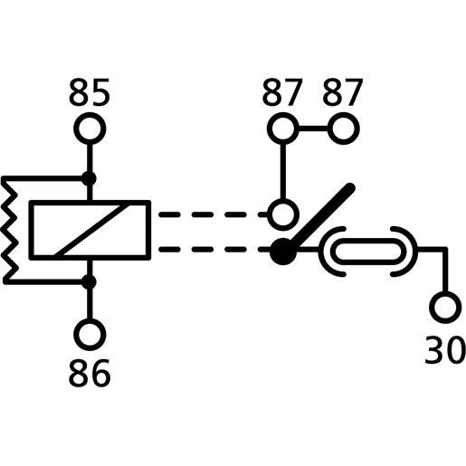 Dessin technique de KIT MINI RELAYS AVEC FUSIBLE 100