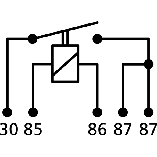 Dessin technique de KIT RELAIS DE 24 VOLT 100