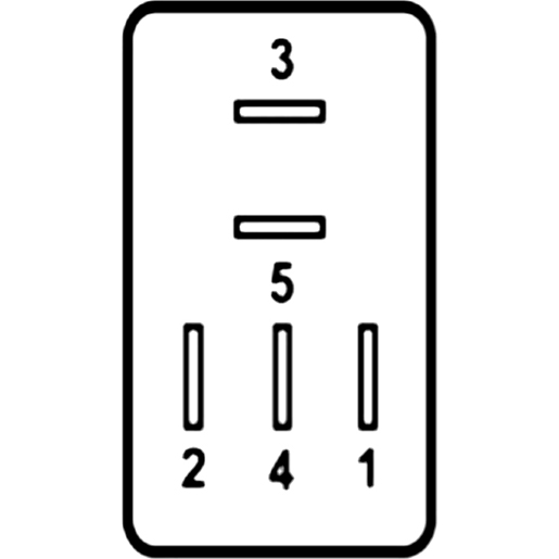 Dibujo técnico de MICRO relays 12 V 100