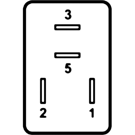 Dibujo técnico de MICRO relays 12 V 100
