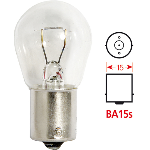 Richtungs- und Bremslichtlampe BA15S 12 V 21 W Richtungs- und Bremslichtlampe BA15S 12 V 21 W
