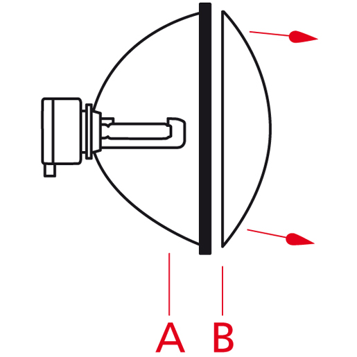 LAMPADA A SCARICA GAS 35W D2S Disegno tecnico di LAMPADA A SCARICA GAS 35W D2S 105
