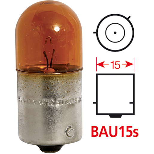 AMPOULE POSIZ ARANCIO 12V 10W