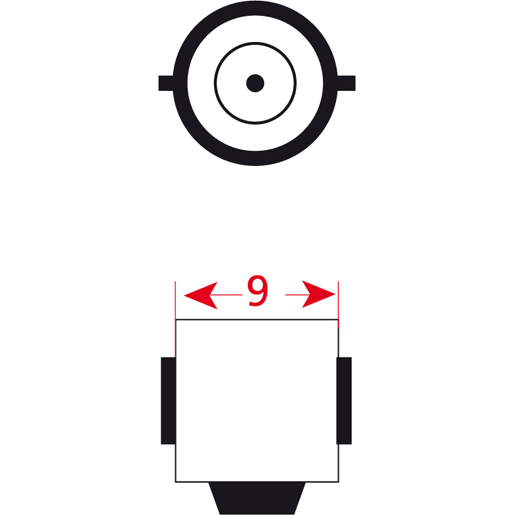 Dessin technique de AMPOULE POSITION 24V 2W 100
