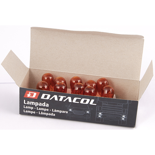 Halogenlampe Glas 12 V 16 W T15 orange DATACOL Verpackung von Halogenlampe Glas 12 V 16 W T15 orange DATACOL 400