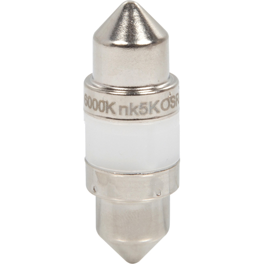 LAMPADA LED 12V SILURO 6000K 31MM LAMPADA LED 12V SILURO 6000K 31MM