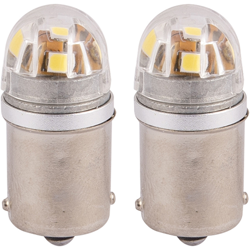 Lampadina LED ausiliaria 12 – 24 V BA15S R5W 2 pezzi