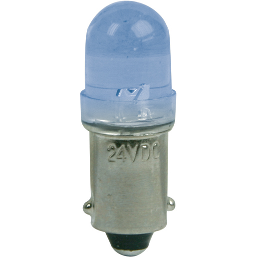 LAMPADINA LED 24V 1 LED BA9S BLU LAMPADINA LED 24V 1 LED BA9S BLU