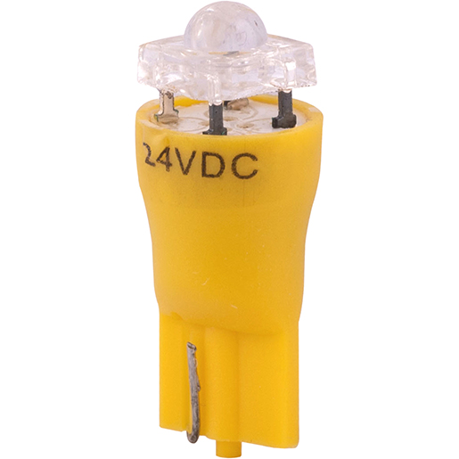 LAMPADINA LED 24V 1 LED ARANCIONE LAMPADINA LED 24V 1 LED ARANCIONE