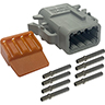 Kit conector macho estanco 8v 7,5 a