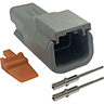 Kit conector estanco hembra de 2v 7,5 a