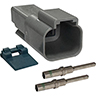 KIT CONECTOR ESTANCO HEMBRA 2V 13A