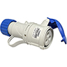 BASE AÉREA 2P+T 220V.AZUL 16AMP