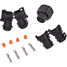 Rundsteckverbinder-Kit 4-polig Serie DIN 2,5 weiblicher Teil