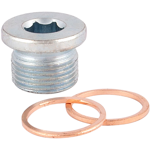 BOUCHON 2 RONDELLES HUILE M20x1,5 10 MM